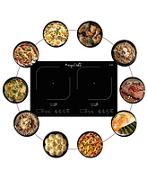 MegaChef 1800 Watts Dual Induction Cooktop