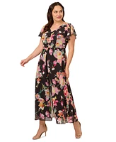 Adrianna Papell Women's Floral-Print Jumpsuit
