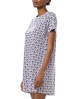 Tommy Hilfiger Women's Printed Short-Sleeve Sleepshirt