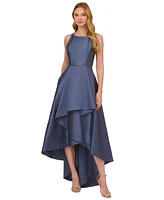 Adrianna Papell High-Low Mikado Gown