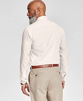 Tayion Collection Men's Slim-Fit Creme Dress Shirt