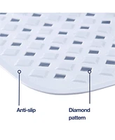 TranquilBeauty Non-Slip Bath Mat with Suction Cups Machine-Washable, Latex-Free Shower Mat Ideal for Elderly & Children