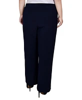 Ny Collection Plus Pull-On Wide-Leg Pants