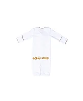 Royal Baby Collection Organic Cotton Gloved Sleeve 2 1 Coverall Converter with Hat and Bib Gift Box