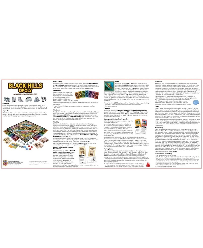 Masterpieces Opoly Family Board Games