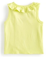 First Impressions Baby Girls Solid Ruffle-Trim Tank, Created for Macy's