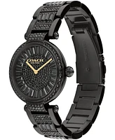 Coach Women's Cary Black Stainless Steel Crystal Watch 34mm