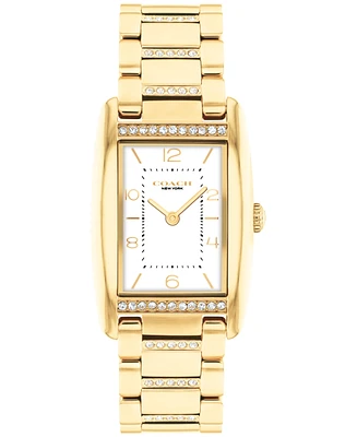 Coach Women's Reese Gold-Tone Stainless Steel Crystal Watch 24mm