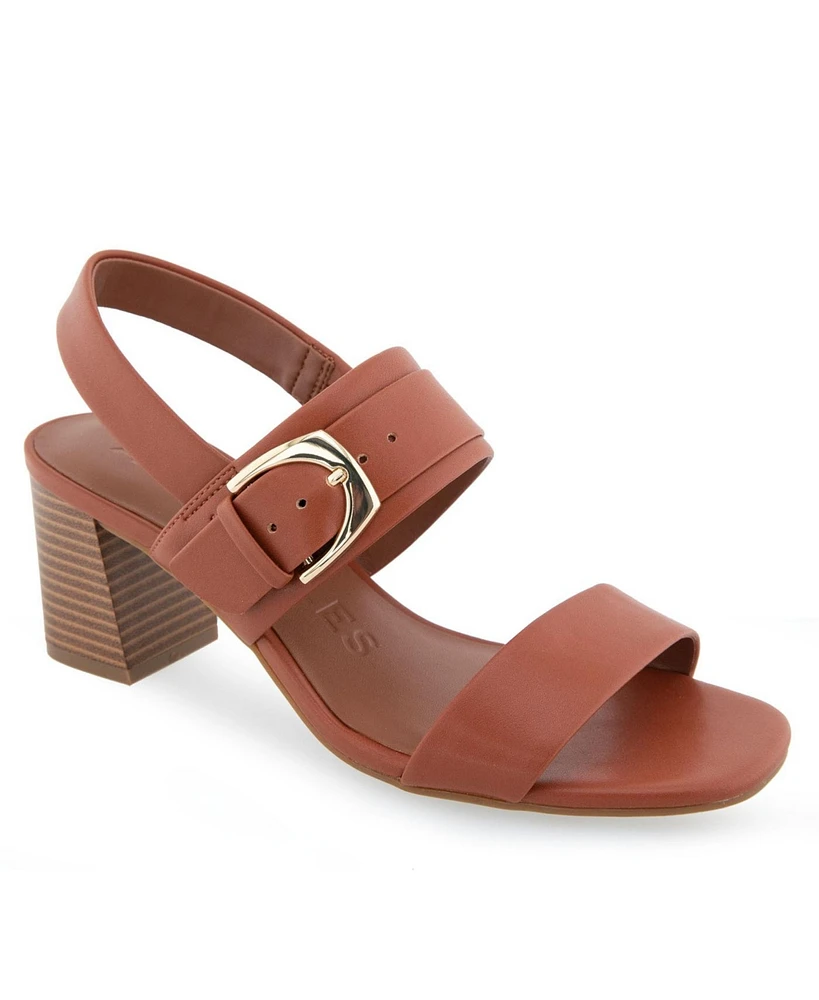 Aerosoles Women's Ellazia Buckle Strap Sandal Heels