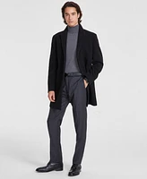 Calvin Klein Men's Prosper Wool-Blend Slim Fit Overcoat