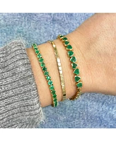 The Lovery Emerald Tennis Bracelet