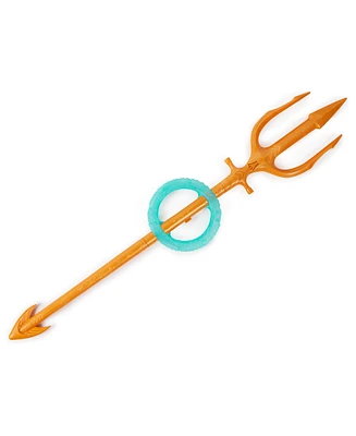Aquaman Spinning Trident, 35" interactive Toy with Lights and Sounds, Movie-Styling - Multi
