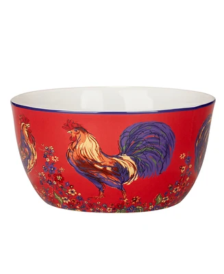 Certified International Morning Rooster Deep Bowl