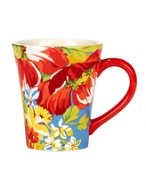 Certified International Blossom Set of 4 Mugs