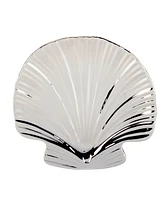 Certified International Silver Coast Set of 4 3-d Shell Candy Plate