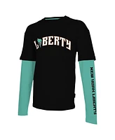 Men's and Women's Stadium Essentials Black New York Liberty Spectator Long Sleeve T-shirt