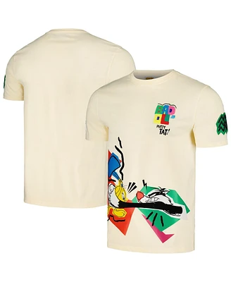 Men's and Women's Freeze Max Cream Looney Tunes Bad Tweety T-shirt