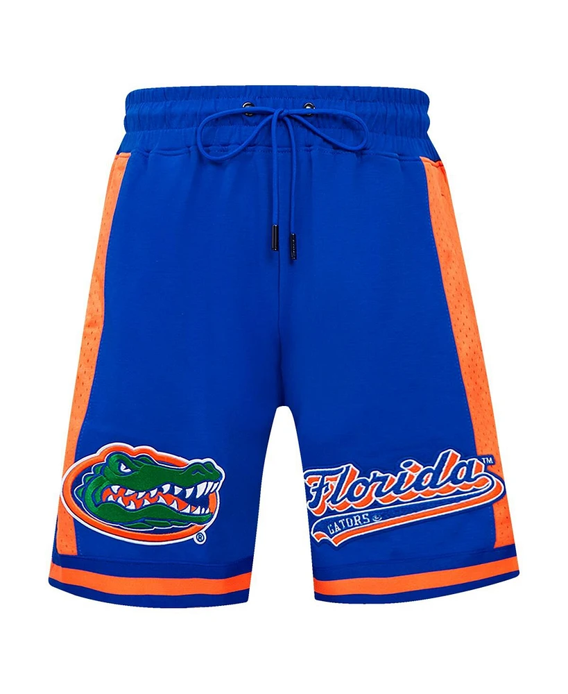 Men's Pro Standard Royal Florida Gators Script Tail Dk 2.0 Shorts