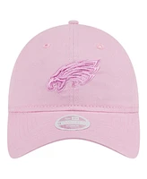 Women's New Era Pink Philadelphia Eagles Color Pack 9TWENTY Adjustable Hat