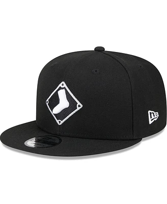 Men's New Era Black Chicago White Sox 2024 Batting Practice 9FIFTY Snapback Hat