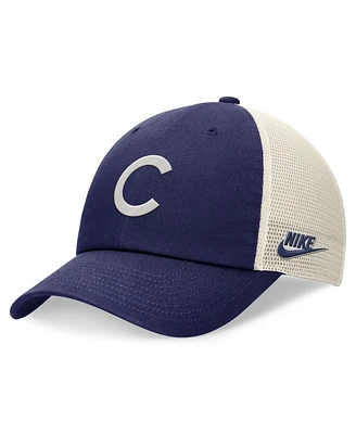 Men's Nike Royal Chicago Cubs Cooperstown Collection Rewind Club Trucker Adjustable Hat