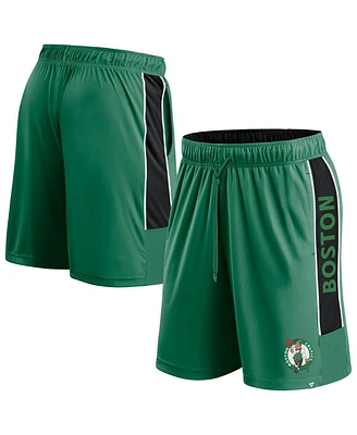 Men's Fanatics Kelly Green Boston Celtics Game Winner Defender Shorts