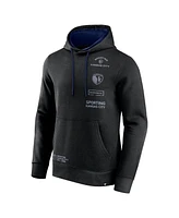 Men's Fanatics Black Sporting Kansas City Halftime Pullover Hoodie