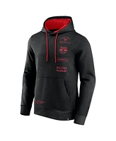 Men's Fanatics Black New York Red Bulls Halftime Pullover Hoodie