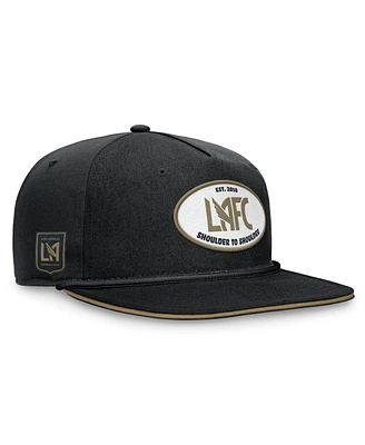 Men's Fanatics Black Lafc Iron Golf Snapback Hat