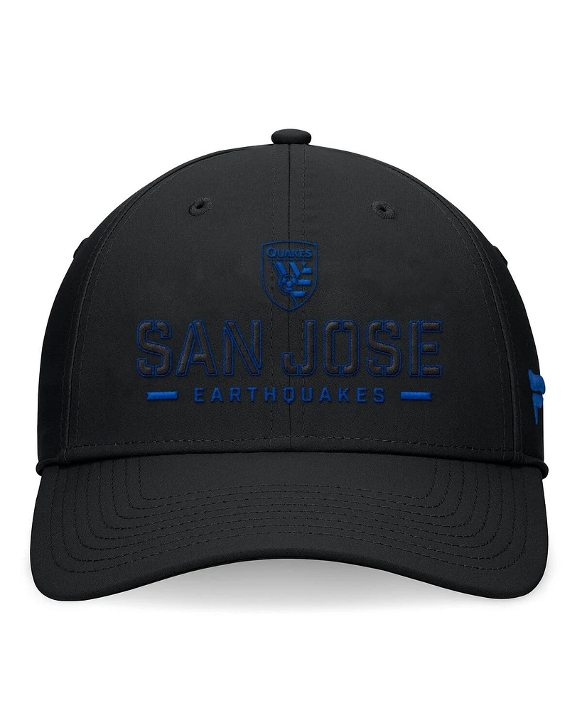 Men's Fanatics Black San Jose Earthquakes Stealth Flex Hat
