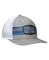 Men's Fanatics Steel San Jose Earthquakes Stroke Trucker Snapback Hat