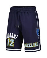 Men's Pro Standard Ja Morant Navy Memphis Grizzlies Player Name and Number Shorts