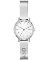 Dkny Women's Soho Stainless Steel Half-Bangle Bracelet Watch 24mm NY2306