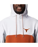 Men's Columbia Burnt Orange Texas Longhorns Lodge Quarter-Zip Hoodie