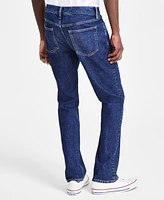 Sun + Stone Men's Straight Fit Indigo Blue Jeans