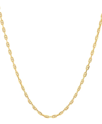 Italian Gold Polished Mariner Link 18" Chain Necklace (2mm) in 10k Gold