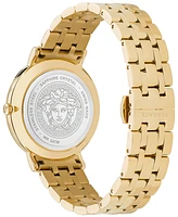 Versace Women's Swiss Gold Ion Plated Stainless Steel Bracelet Watch 38mm