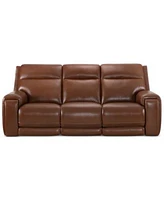 Varsani Zero Gravity Leather Sofa Collection Created For Macys