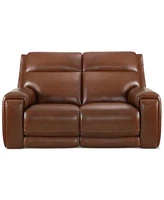 Varsani Zero Gravity Leather Sofa Collection Created For Macys