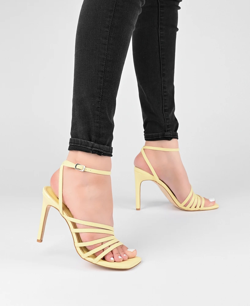 Journee Collection Women's Louella Strappy Stilettos