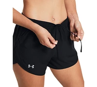 Under Armour Women's Fly By Mesh-Panel Running Shorts