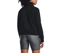 Under Armour Women's Rival Fleece Mock-Neck Half-Zip Sweatshirt