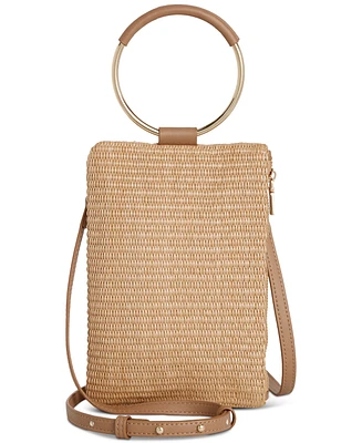 I.n.c. International Concepts Charlii Small Straw Crossbody, Created for Macy's