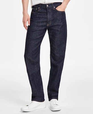 Calvin Klein Men's Standard Straight-Fit Stretch Jeans