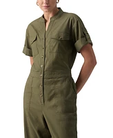 Sanctuary Women's Reserve Short-Sleeve Jumpsuit