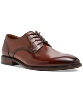 Steve Madden Men's Jett Croc-Embossed Lace-Up Dress Shoes