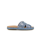 Gentle Souls Women's Tristan Woven Slip-On Sandals