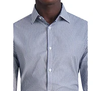 Karl Lagerfeld Paris Men's Slim-Fit Stripe Woven Shirt