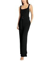 Donna Morgan Women's Square-Neck Belted Jumpsuit