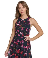 Tommy Hilfiger Women's Floral-Print Tiered Maxi Dress